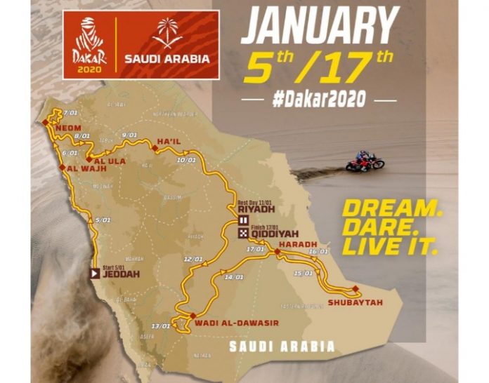 Rute Reli Dakar Arab