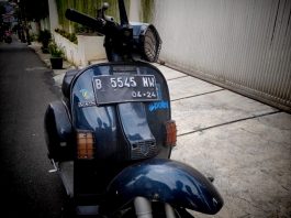 Kutu Distrik Depok Lelang Vespa, Helm, Jok dan Flyscreen Untuk Charity Kutu Depok Lelang Vespa