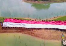 YLCJ Touring Kemerdekaan, Ikut Pengibaran Bendera 100 Meter di Riau YLCJ Touring Kemerdekaan