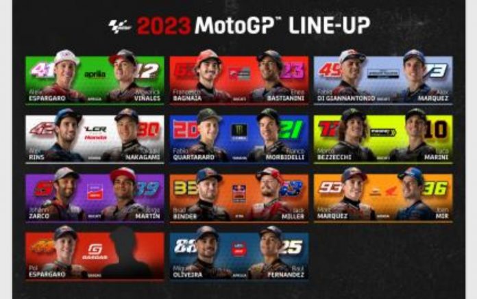 Daftar Pembalap MotoGP 2023