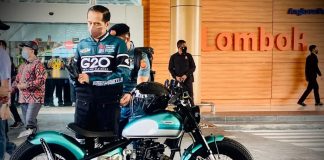 Lagi, Jokowi Naik Motor Custom ke Mandalika, Cek Kesiapan MotoGP