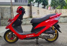 Sadis! Kymco Trend SR125 ini Bisa Kejar NMax, Shock-nya Ohlins Kymco Trend 125 modif