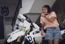 Poppy Sovia Jadi Brand Ambassador Husqvarna, Siap Trabas Pake FE 250 Poppy Sovia