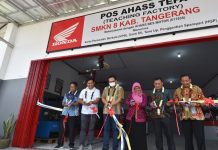 Wahana Bangun Bengkel Setara AHASS di SMKN 8 Kab. Tangerang Wahana Bangun Bengkel AHASS