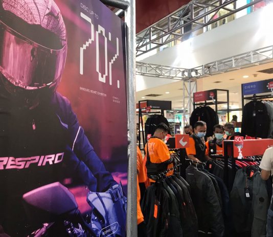 Ada Diskon 70 Persen dan Produk Baru Respiro di Bandung Helmet Exhibition produk baru Respiro