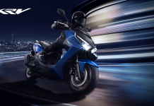 Kymco KRV, Skuter dengan Swingarm dan Penggerak Akhir Sabuk Kymco KRV