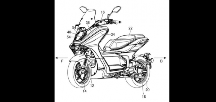 Paten E-Scooter Yamaha