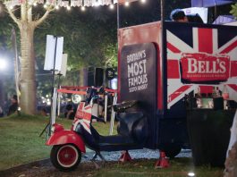 Mobile Bar Unik ala Bell’s dari Modifikasi Vespa Klasik Tampil di SAIME X mobile bar bell's
