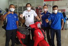 Konsumen Pertama Yamaha Fazzio di Belitung, Wakil Bupati Fazzio Pertama di Belitung