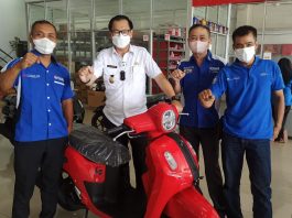 Konsumen Pertama Yamaha Fazzio di Belitung, Wakil Bupati Fazzio Pertama di Belitung