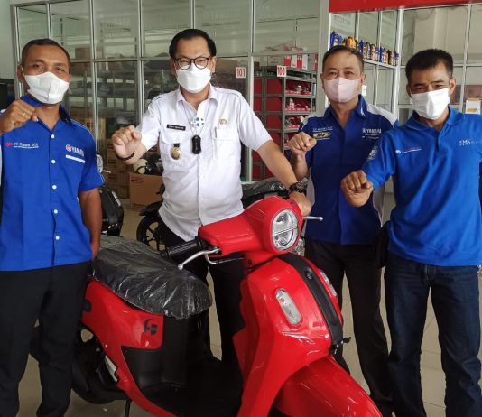 Konsumen Pertama Yamaha Fazzio di Belitung, Wakil Bupati Fazzio Pertama di Belitung
