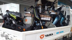 Raup SPK 1000 Unit di IIMS,  Motor Listrik Yadea Dikirim ke Konsumen