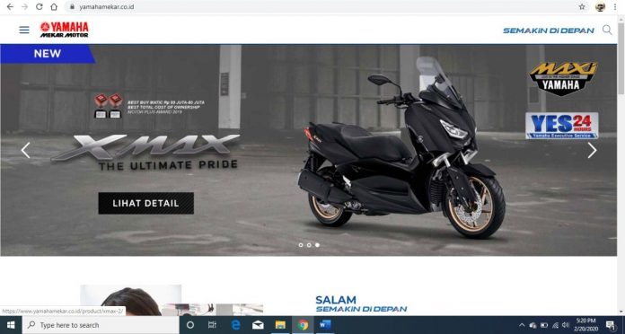 Website Mekar Motor