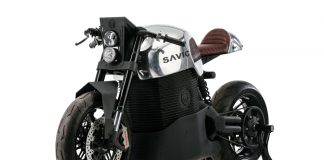 Sepeda Motor Listrik Bergaya Cafe Racer