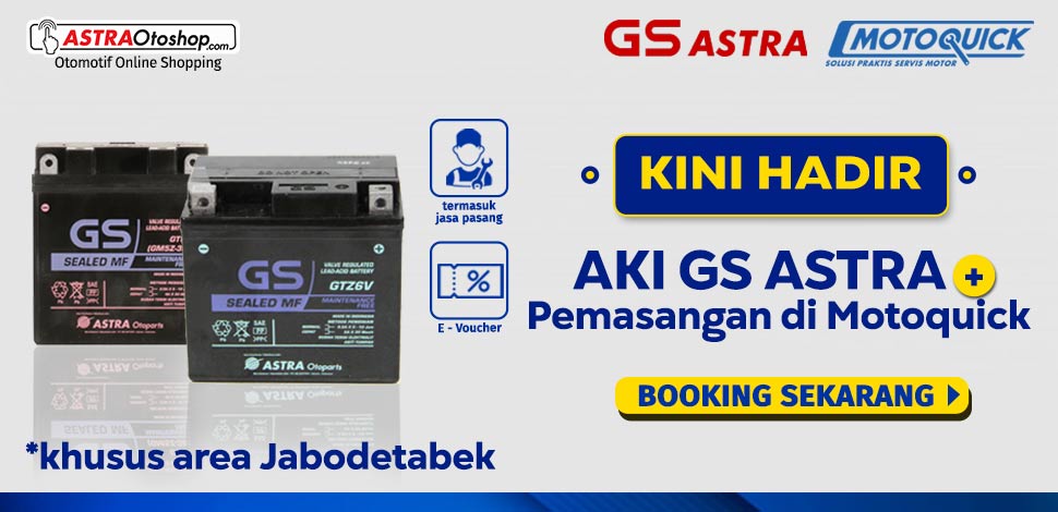 Potongan Harga Aki GS Astra Hingga Rp 58 Ribu dan Gratis Pemasangan