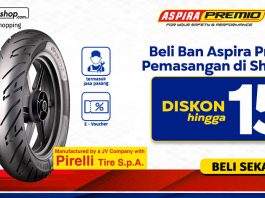 Ban Aspira Premio Sportivo Didiskon 15% dan Gratis Jasa Pemasangan Premio Sportivo Didiskon 15