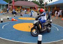 Safety Riding Lab Sumut di SMK PABA Binjai Cetak Duta Keselamatan Berkendara Safety Riding Lab Sumut