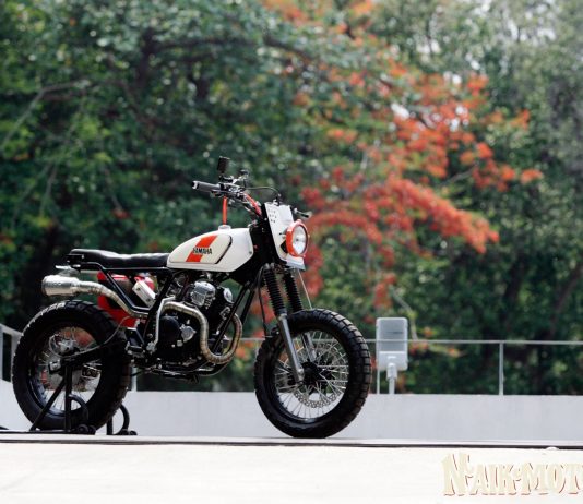 Yamasaki Scrambler, Berbasis Yamaha Pakai Komponen Kawasaki Trail Scrambler Yamasaki Speedking Garage