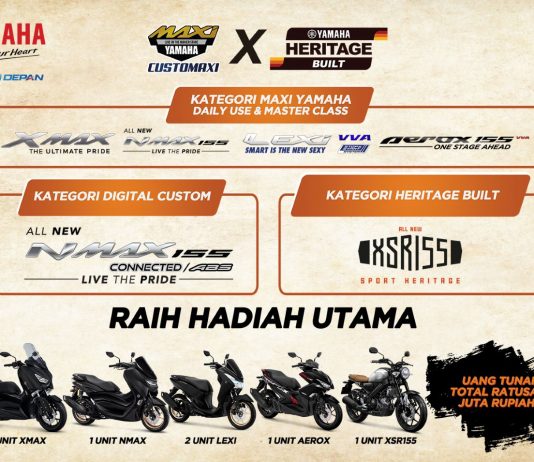 Kontes Modifikasi Yamaha XSR155 Dipadu dengan CustoMaxi Kontes Modifikasi Yamaha XSR155