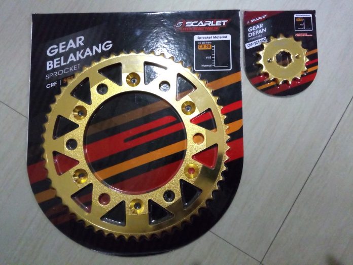 GearSet Scarlet Untuk Dirtbike