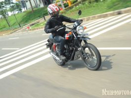 First Ride Kawasaki W175TR, Torsinya Lebih Kuat