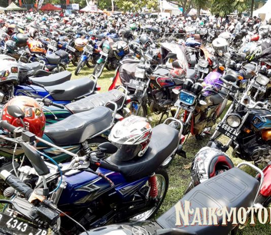 Momen Langka Sirkuit Karting Sentul Jadi Lautan Yamaha RX King Lautan Yamaha RX King