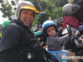 Potret Keseruan Ketika Bapak dan Budi Berkendara Bapak