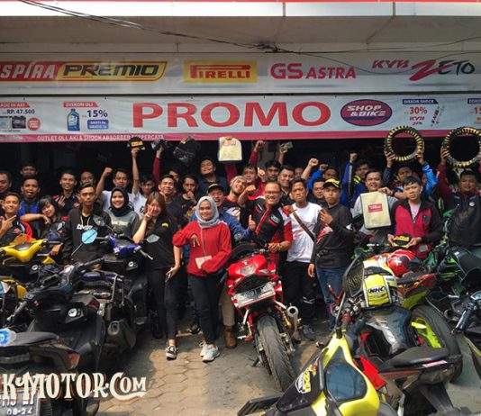 Foto Keseruan Sunmori Shop & Bike Bersama Pirelli Indonesia Sunmori Shop & Bike