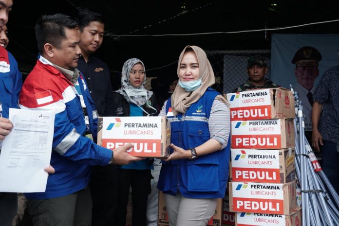 Pertamina Lubricants Bantu Korban Banjir