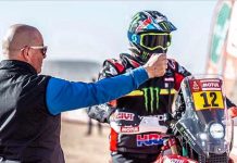 Cuaca Buruk, Stage 10 Dakar 2020 Dihentikan, Trio Honda Podium Stage 10 Dakar 2020 Dihentikan