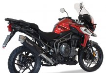Knalpot HP-Corse 4Track Buat Menaikkan Tenaga Triumph Tiger 1200 Knalpot HP-Corse 4Track