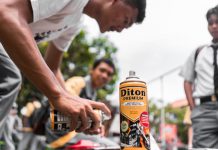 Diton Premium Bekali Pelajar SMK Mercusuar Teknik Cat Semprot Motor SMK Mercusuar