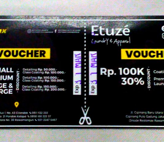 Restomax Tebar 2000 Voucher di Jakarta Helmet Exhibition 2020 Voucher Restomax JHE 2020