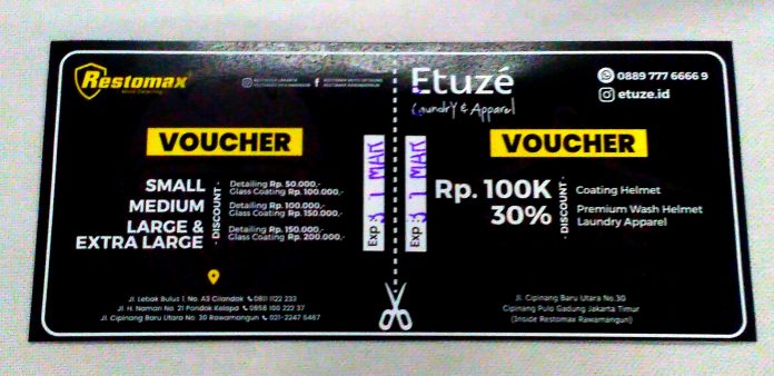 Voucher Restomax JHE 2020