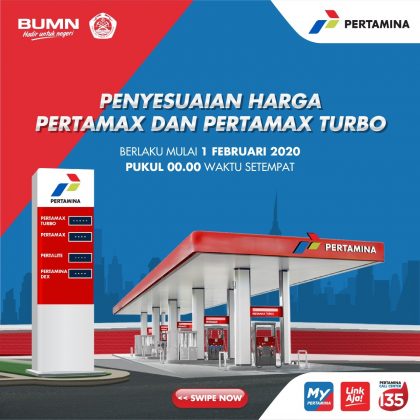 Harga Pertamax dan Pertamax Turbo Turun Per Hari Ini
