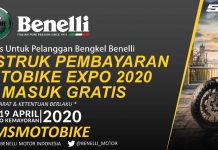 Masuk IIMS 2020 Gratis dengan Tukar Struk Service Benelli Masuk IIMS