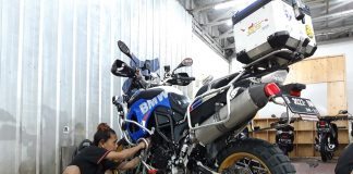 cuci motor sendiri