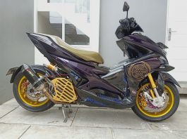 Modifikasi Yamaha Aerox155 Jadi Monoshock yang Ogah Instan Aerox155 Monoshock Mofidikasi dengan Perhitungan
