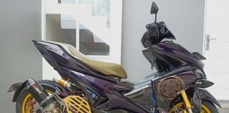 Aerox155 Monoshock Mofidikasi dengan Perhitungan
