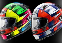 Helm Baru Arai Dilengkapi Teknologi Helm F1 dengan Banyak Grafis helm baru arai