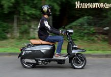 Berskuter Royal Alloy GP200S, Tarikan Responsif dan Leg Room Lega first ride Royal Alloy GP200S