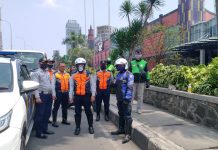 PSBB Diberlakukan, Dishub DKI Imbau Ojol Tidak Berkerumun PSBB diberlakukan