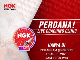 NGK Busi Dukung #DiRumahAja dengan Gelar Live “Coaching Clinic” di IG ngk busi live