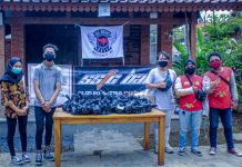 Suzuki Satria F150 Club Bali Gelar BakSos Untuk Masyarakat Terdampak Covid-19 Suzuki Satria Bali