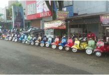 Hobi Vespa, Kapolres Depok Bikin Komunitas Vespa Police Club