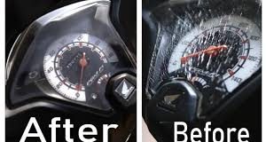 Membersihkan Mika Speedometer