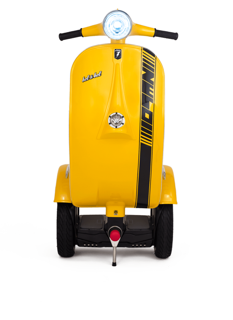 ZScooter Tampil Nyentrik dengan Kombinasi Segway dan Vespa Klasik