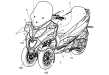 Dilarang di MotoGP, Piaggio Patenkan Winglet Aktif Buat Skuter? sistem aerodinamika aktif
