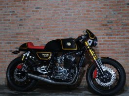 Benelli Patagonian Eagle Gaya Cafe Racer, Dark Elegan patagonian cafe racer