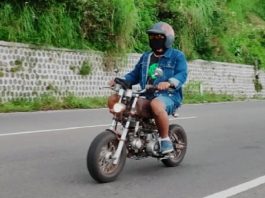 Honda Monkey Full Handmade, Custom Ogah Setengah–setengah Honda monkey handmade